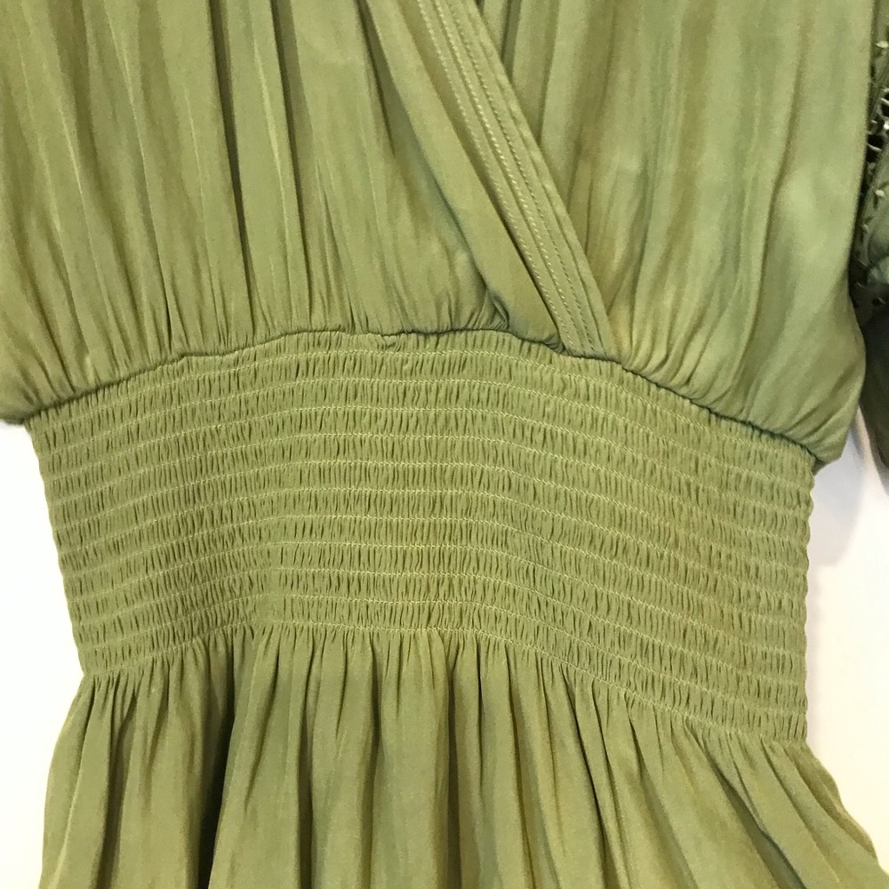 NEW Ramy Brook Women Melanie V Neck Embellished Mini Dress SZ XS - Picture 4 of 13